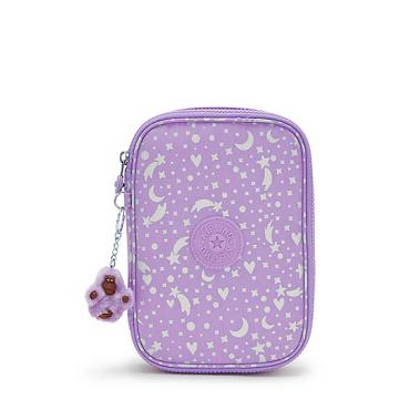 Kipling 100 Pens Printed Case Tassen Paars | NL 1179GS